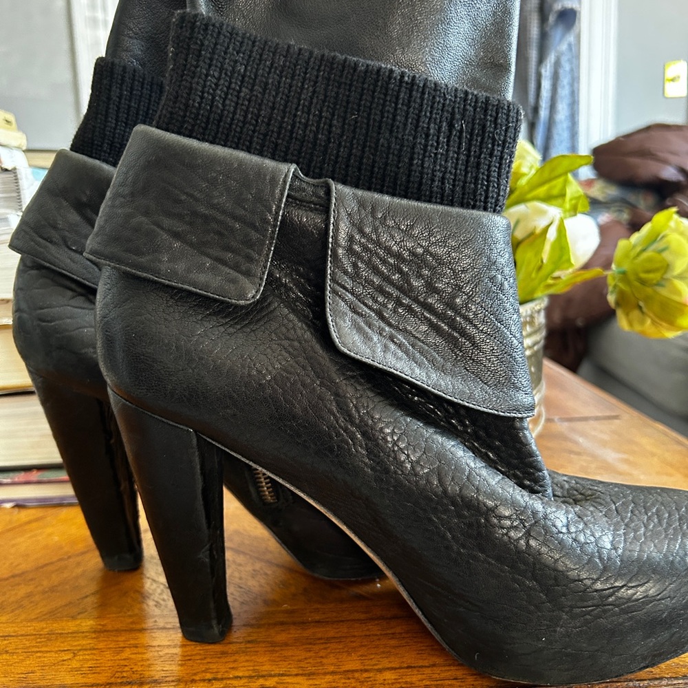 Loeffler Randall Black Lucy boots 10.5 - Picture 16 of 16